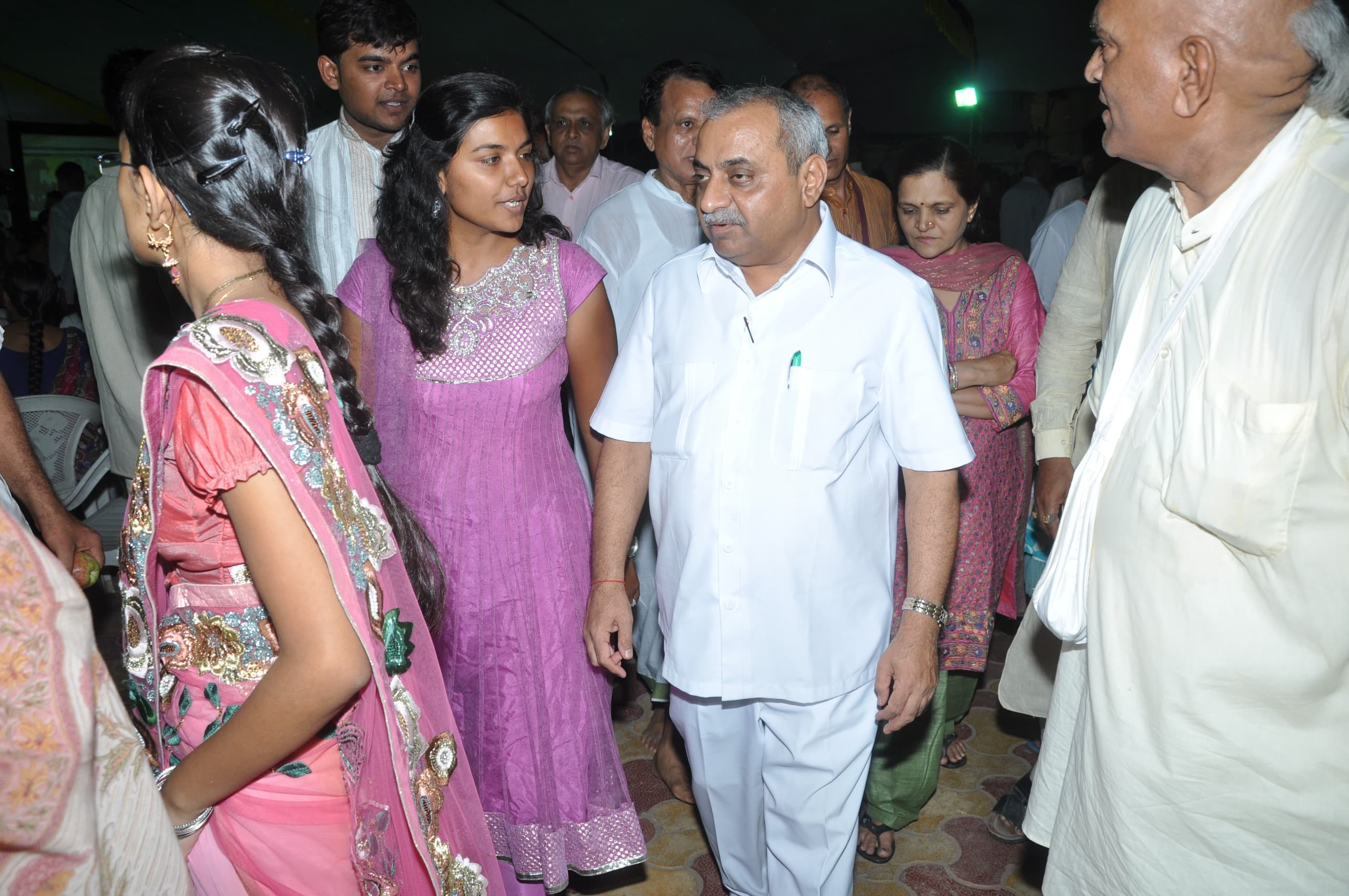 Dr. Dhara Dani with Shri Nitin Patel, Ex Deputy Chief Minister of Gujarat